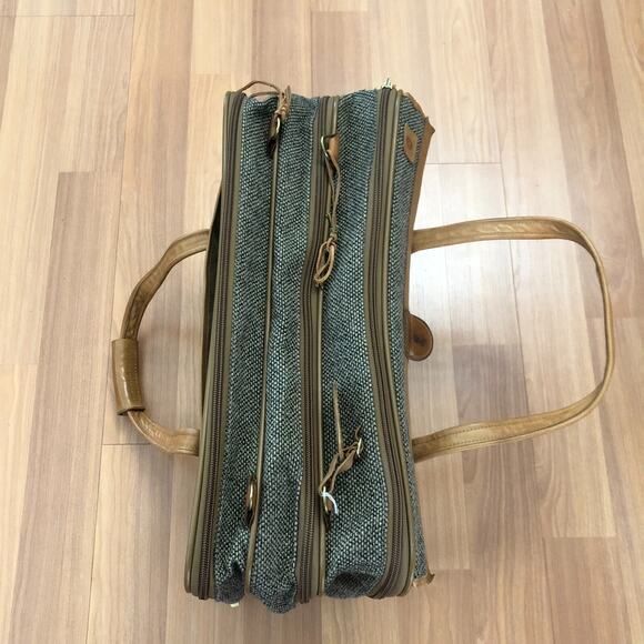 Vintage Hartmann Tweed Tote Walnut 20x12x9 MISSING STRAP - Picture 6 of 16